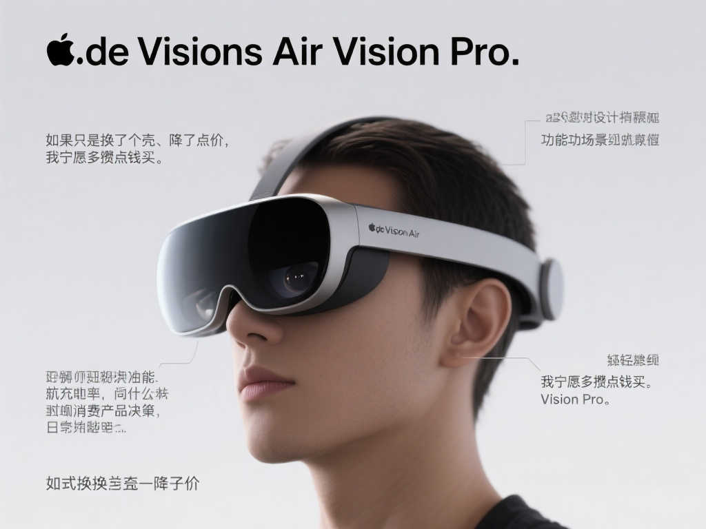 Apple Vision Air疑似电源线泄露,价格或成决定因素 Apple Vision Air疑似电源线泄露,价格或成决定因素