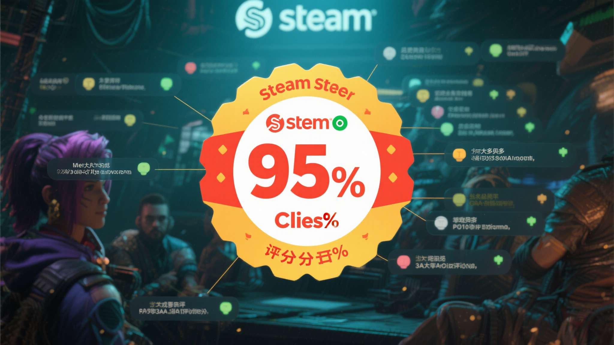 《吸血鬼爬行者》首周玩家数破百万!Steam好评率96% Steam平台的好评率向来是衡量一款游戏品质的重要指标。96%的好评率意味着在数